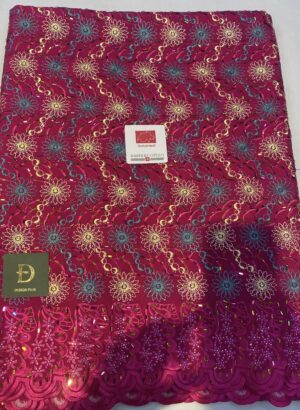 Pre-order Swiss Laces premium quality with sparkling crystal work 5 yards
